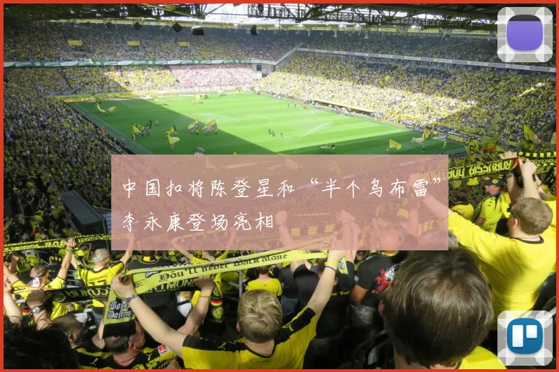 中国扣将陈登星和“半个乌布雷”李永康登场亮相