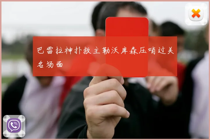 巴雷拉神扑救主勒沃库森压哨过关名场面